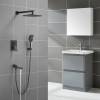 Душевая система Rose R2835H встраиваемая, черный фото 9