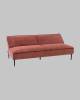 Диван-кровать Stool Group Кассель vd-cassel-cl-coral коралловый, велюр рельефный фото 6
