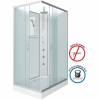 Душевая кабина Niagara Classic NG-43285-14QBKTG 120х80 см, без крыши, с гидромассажем и тропическим душем фото 2