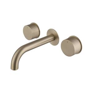 Смеситель для раковины Abber Wasser Kreis AF81122G встраиваемый, золотой матовый