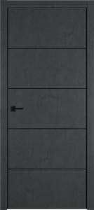 Межкомнатная дверь Владимирская Фабрика Дверей Urban 4 Jet Loft Black Mould BE 900x2000