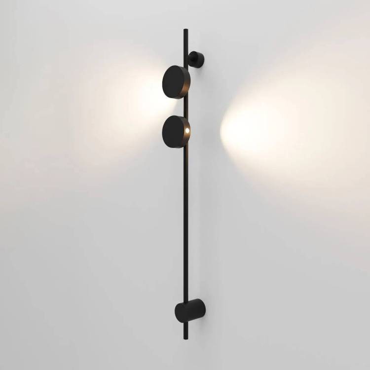 Настенный светодиодный светильник Elektrostandard Illume 40154/LED черный 3000K