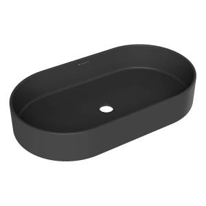 Раковина Aqueduto Espiral ESP0240 60 см, черная матовая