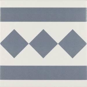 Декор Ribesalbes Antigua PT02106 002 Синий 20x20