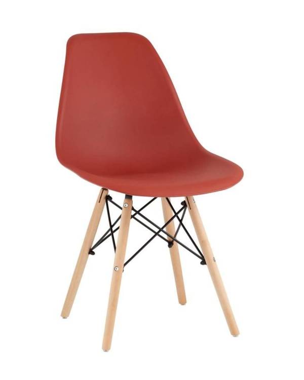 Стул Stool Group Eames Style DSW Y801-V SEAT terracotta DUAL терракотовый