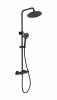 Душевая стойка Wonzon & Woghand WW-B3031-A-MB с термостатом, черный