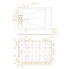 Поддон для душа RGW TUS-W прямоугольный, белый, 90x140 фото 7
