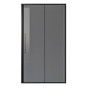 Душевая дверь Niagara Nova NG-85-12TB профиль черный матовый, стекло тонированное, 120x195