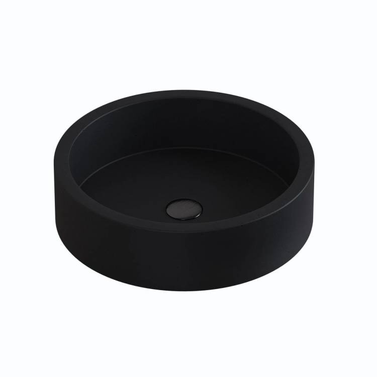 Раковина Uperwood Round 291020316 черный, 34x34
