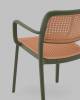 Стул Stool Group Yona PP-297 green 36023 зеленый, пластиковый с подлокотниками фото 7