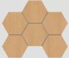Мозаика Estima Classic Wood 69398 Mosaic/CW04_NR/25x28,5/Hexagon Hexagon неполированная 25x28.5