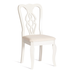 Стул Tetchair Aphrodite 20118 Ivory white, ткань кремовая с рисунком (А04) 46x54x99