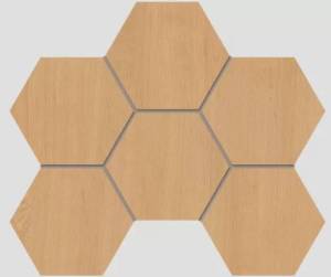 Мозаика Estima Classic Wood 69398 Mosaic/CW04_NR/25x28,5/Hexagon Hexagon неполированная 25x28.5
