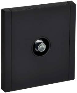 ТВ-розетка проходная IEK Forte&Piano FP-A10-P-M-K02 черный