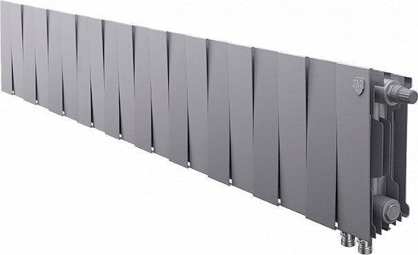 Радиатор биметаллический Royal Thermo Piano Forte 200 VDR silver satin, 20 секций