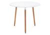 Кухонный стол Woodville Lorini 15362 90 white / wood