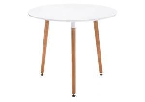 Кухонный стол Woodville Lorini 15362 90 white / wood