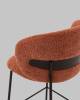 Стул полубарный Stool Group Блейз LV-109-S493-P-01 терракотовый, букле фото 8
