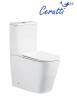 Унитаз-компакт Cerutti Spa Manlio CT10618 безободковый, сиденье микролифт, белый фото 2