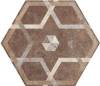 Декор Fioranese Heritage HET5EX Deco Exagon Texture 5 Nat 34.5x40 фото 2