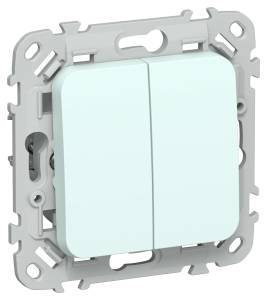 Выключатель жалюзи IEK Flite FI-V15-0-10-1-K94 холодный лед