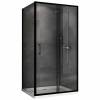 Душевой уголок Abber Schwarzer Diamant AG30120B5-S80B5 80x190x120, профиль Черный