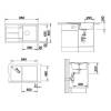 Мойка кухонная Blanco Metra 5 S 525918 черный фото 4