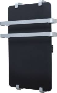 Полотенцесушитель электрический Allen Brau Infinity 00325623 100x44 черный, хром матовый