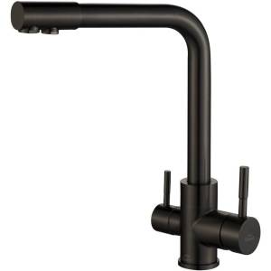 Смеситель для кухни Zorg Steel Hammer SH 801 Inox Grafit PVD