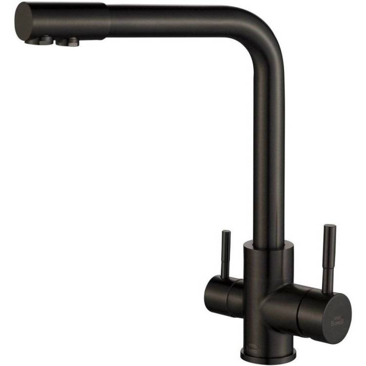 Смеситель для кухни Zorg Steel Hammer SH 801 Inox Grafit PVD