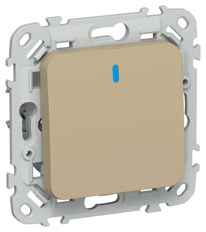 Выключатель 1-клавишный проходной IEK Flite FI-V12-1-10-1-K59 хаки