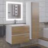 Тумба с раковиной Uperwood Barsa 2930205646 подвесная, белая, дуб сонома, 60 см фото 6