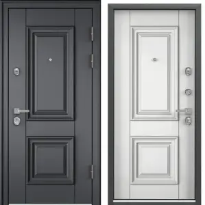 Входная стальная дверь Torex PROFESSOR-4+ 02 PP 10142 ПВХ Оскуро/Белый (арт. КТ Белый) 2000x880