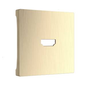 Лицевая панель для HDMI розетки Werkel W1196010 шампань рифленый
