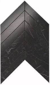 Декор Atlas Concorde Marvel Stone 9SCN Nero Marquina Chevron Wall 30.5X25