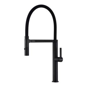 Смеситель для кухни Paulmark Leader Le214101-AN с гибким изливом, антрацит