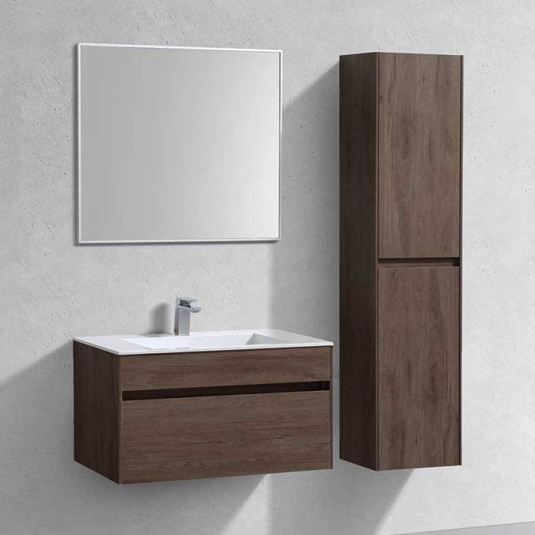 Мебель для ванной Vincea Chiara 80 темный дуб