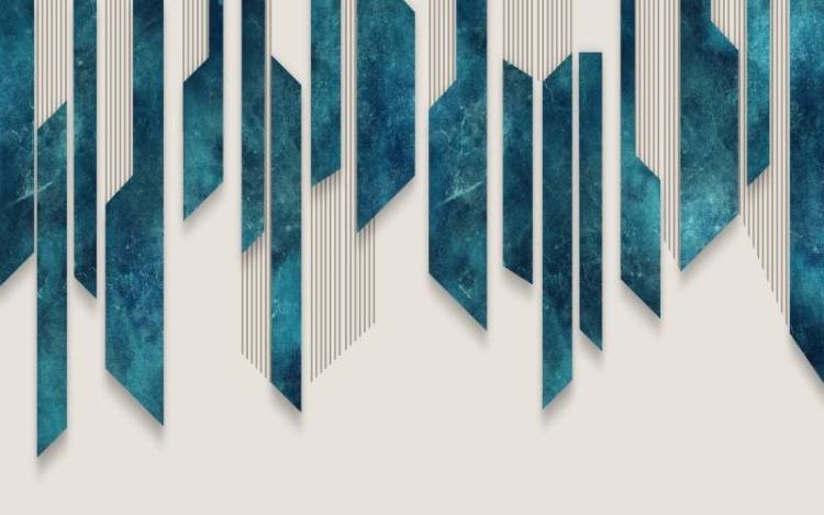 3D Фотообои Artegrafico «Геометрические осколки» GE-006 акварель