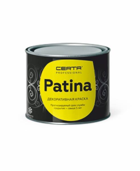 Эмаль декоративная Certa Patina золото 0.16 кг
