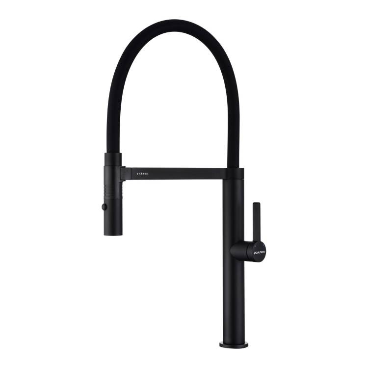 Смеситель для кухни Paulmark Leader Le214101-AN с гибким изливом, антрацит