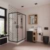 Душевой уголок Niagara Nova 68810811BLACK 100x80x195 фото 2
