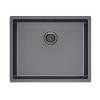 Мойка кухонная Paulmark Lassan 54 Uni LA54-GM Вороненая Сталь, 54x44