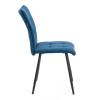 Стул Tetchair Bari LT 25040 dark blue (темно-синий), велюр фото 2