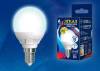 Светодиодная лампа Uniel LED-G45 7W/4000K/E14/FR/DIM PLP01WH фото 2
