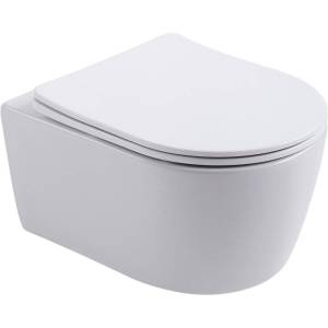 Унитаз подвесной Aquanet Smart 276395 безободковый, с крышкой-сиденьем микролифт