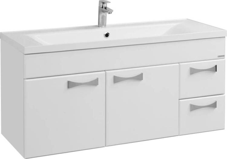 Тумба с раковиной AQUATON Диор 120 белая