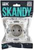Розетка 1-местная с заземлением и шторками IEK Skandy SK-R14-16-K37 шампань фото 6