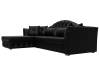 Диван угловой Лига Диванов Артис 128032L Черный фото 3