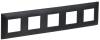 Рамка 5-постовая IEK Skandy SK-M52-K02 черный