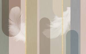 3D Фотообои Artegrafico «Нежная геометрия» GE-003 канвас